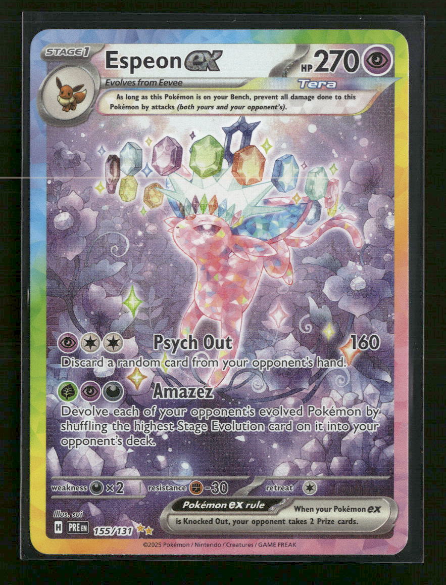 SV: Prismatic Evolutions Espeon ex #155/131