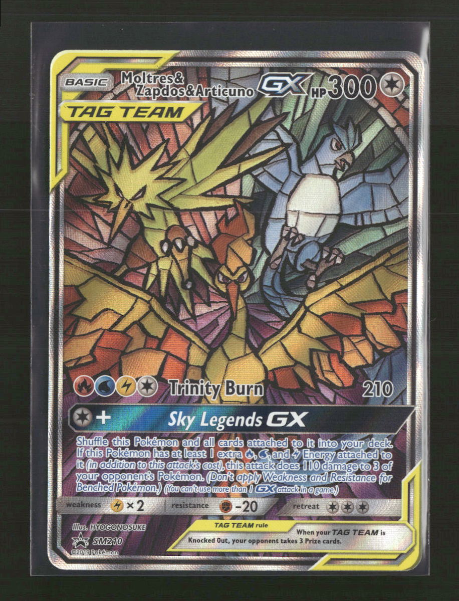 SM Promos Moltres & Zapdos & Articuno GX #SM210
