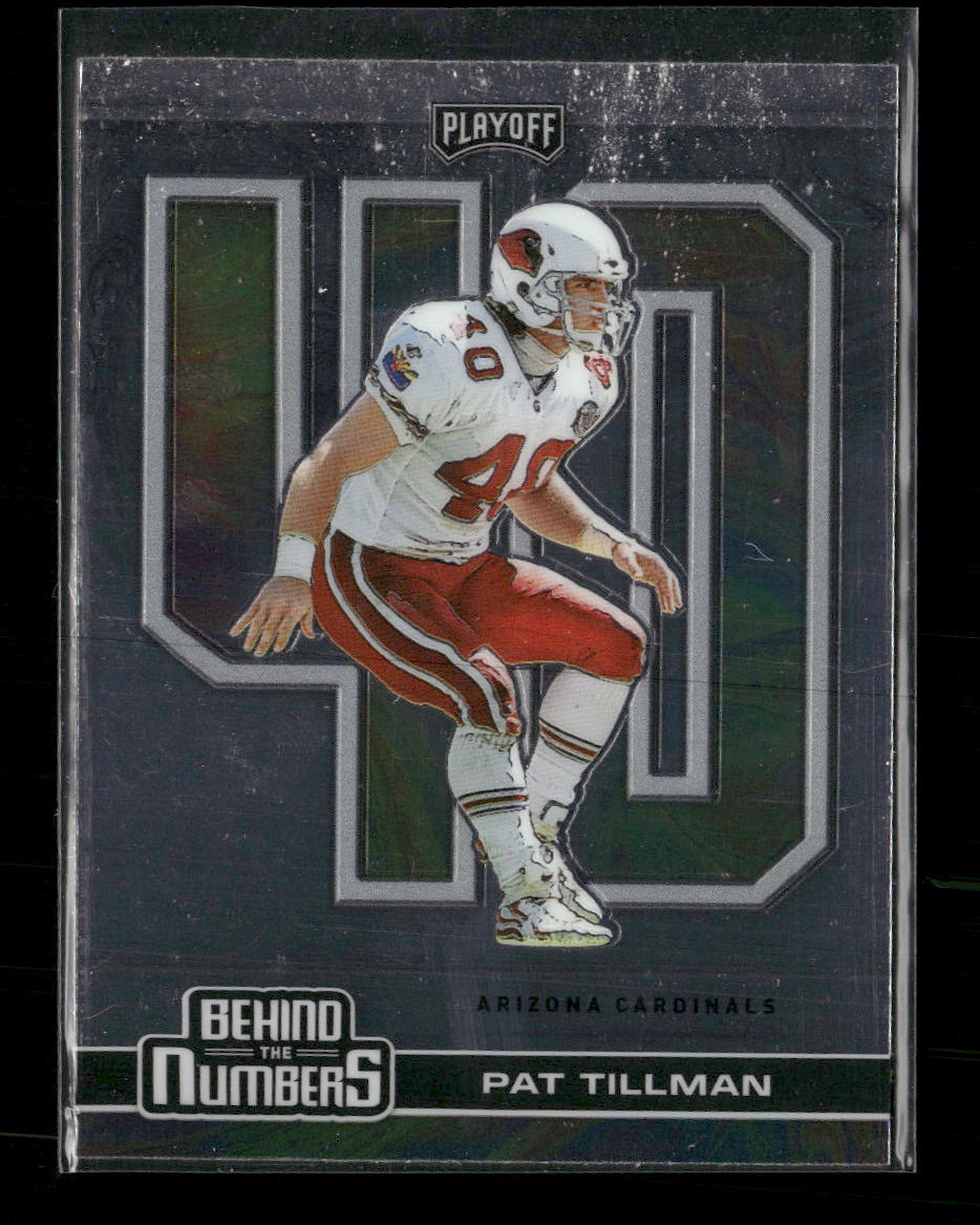 2020 Panini Playoff Behind the Numbers Pat Tillman #BTN-3
