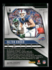 2024 Panini Prizm Blue Dalton Kincaid #30