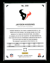 2025 Panini Photogenic Autographs Bronze Jayden Higgins Rookie Auto #200