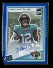 2025 Donruss Rated Rookies RPS Auto Blue Travis Hunter Rookie #/149 #201