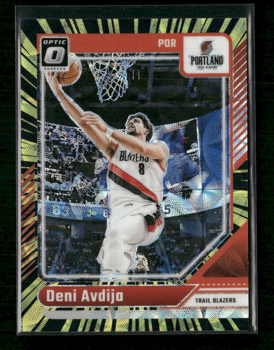 2024-25 Donruss Optic Electricity International Deni Avdija #/75 #27