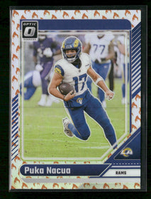 2024 Panini Donruss Optic Fire Prizm Puka Nacua #115