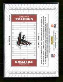 2025 Donruss Optic Hash Marks Roddy White Auto #HM-RW