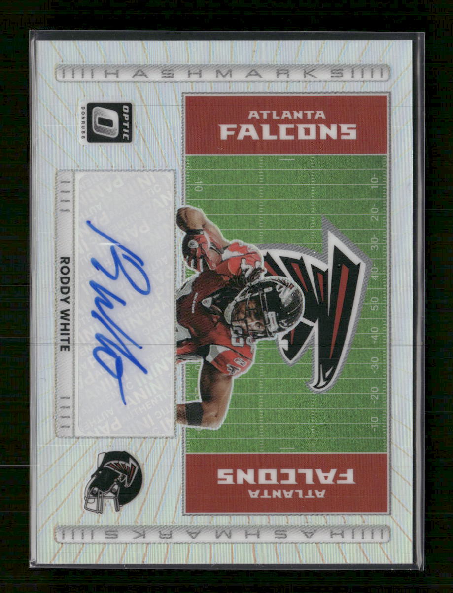 2025 Donruss Optic Hash Marks Roddy White Auto #HM-RW