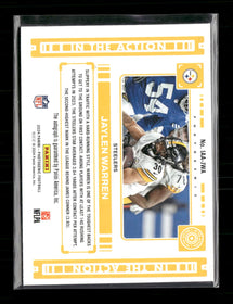 2024 Panini Photogenic In the Action Autographs Jaylen Warren Auto #IAA-JWA
