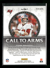 2020 Panini Playoff Call to Arms Blue Tom Brady #CA-1