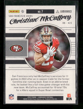 2023 Panini Luminance Fuzion Christian McCaffrey #7