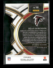 2023 Panini Select Orange Prizms Die Cuts Bijan Robinson Rookie #/399 #180