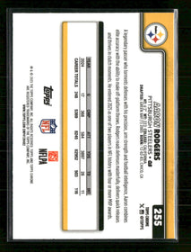 2025 Topps Chrome Topps Refractor Aaron Rodgers #255