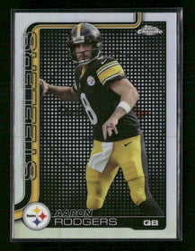 2025 Topps Chrome Topps Refractor Aaron Rodgers #255