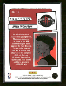 2023-24 Hoops Presentations Amen Thompson #18