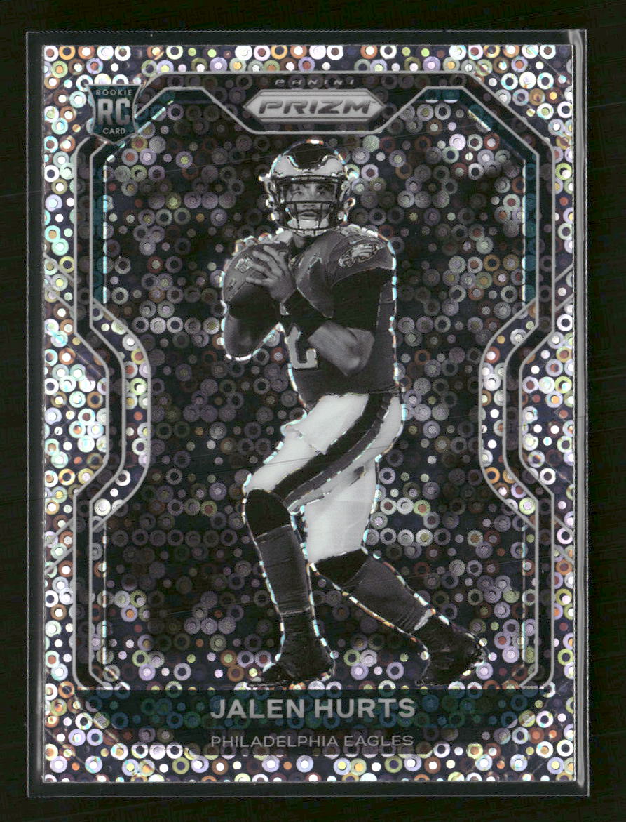 2020 Panini Prizm Prizm No Huddle Jalen Hurts Rookie #343