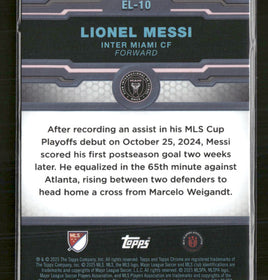 2025 Topps Chrome MLS Elimination Lionel Messi #EL-10