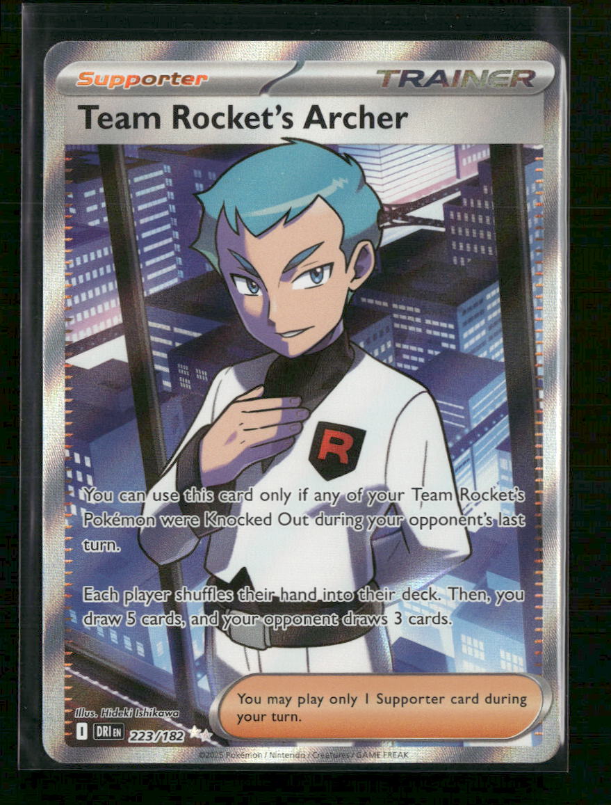 SV10: Destined Rivals Team Rocket's Archer #223/182