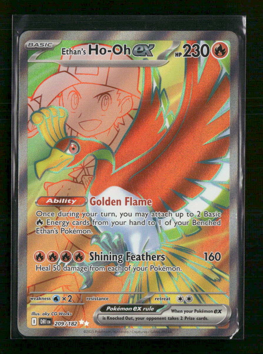 SV10: Destined Rivals Ethan's Ho-Oh ex #209/182