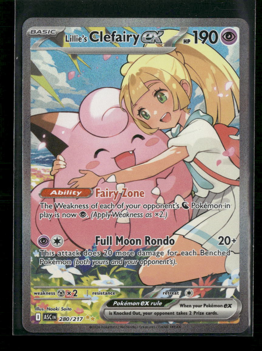 ME: Ascended Heroes Lillie's Clefairy ex #280/217