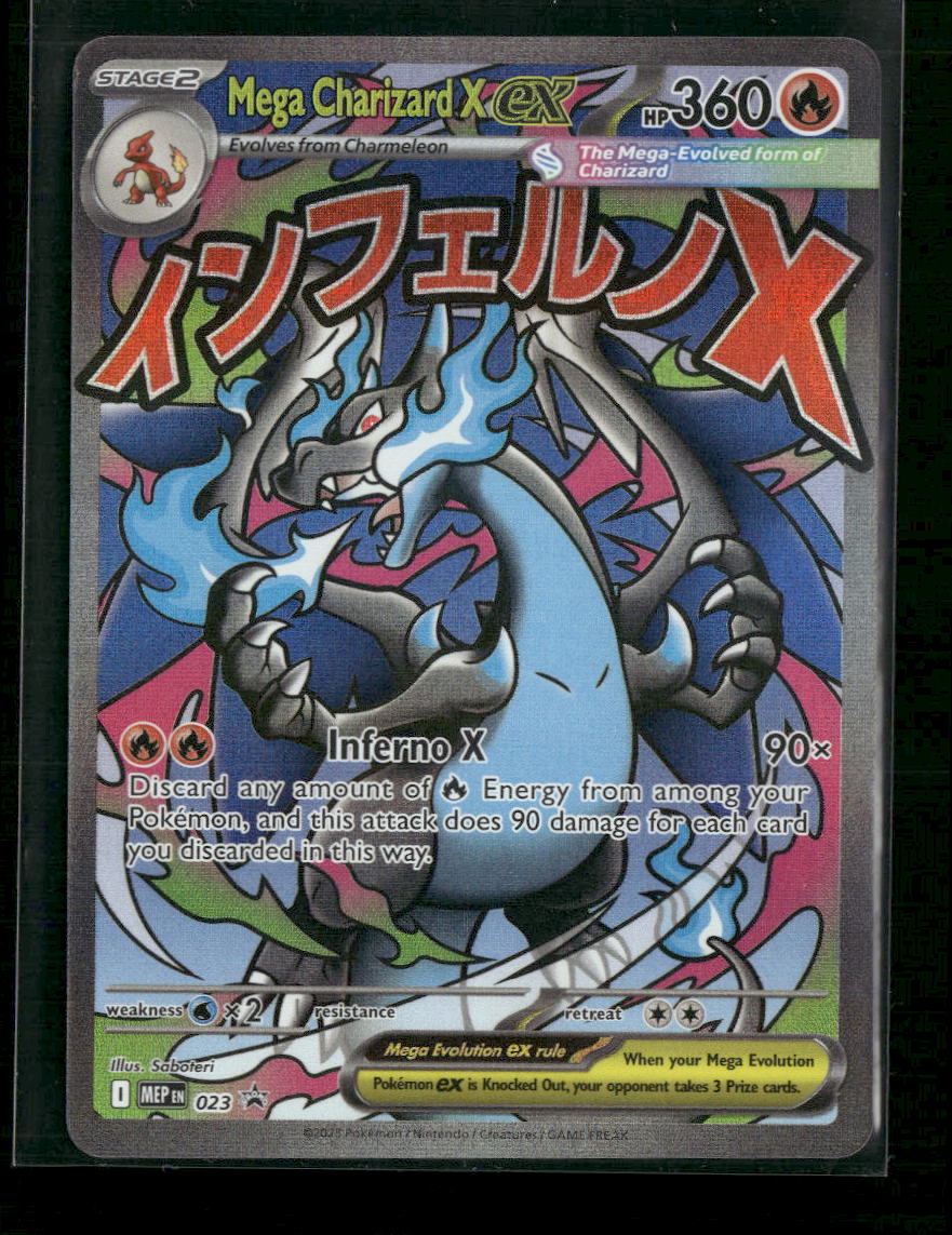 ME: Mega Evolution Promo Mega Charizard X ex #023