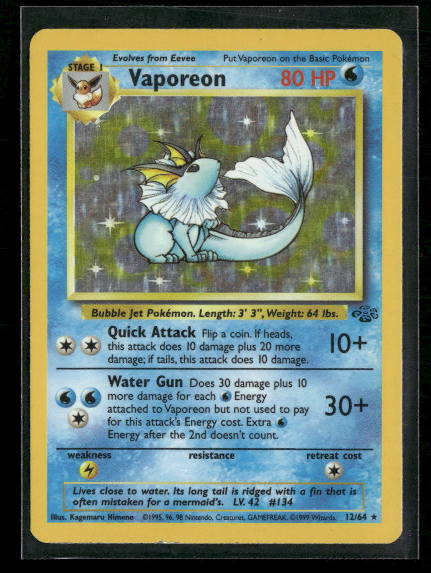Jungle Vaporeon (12) Unlimited #12/64