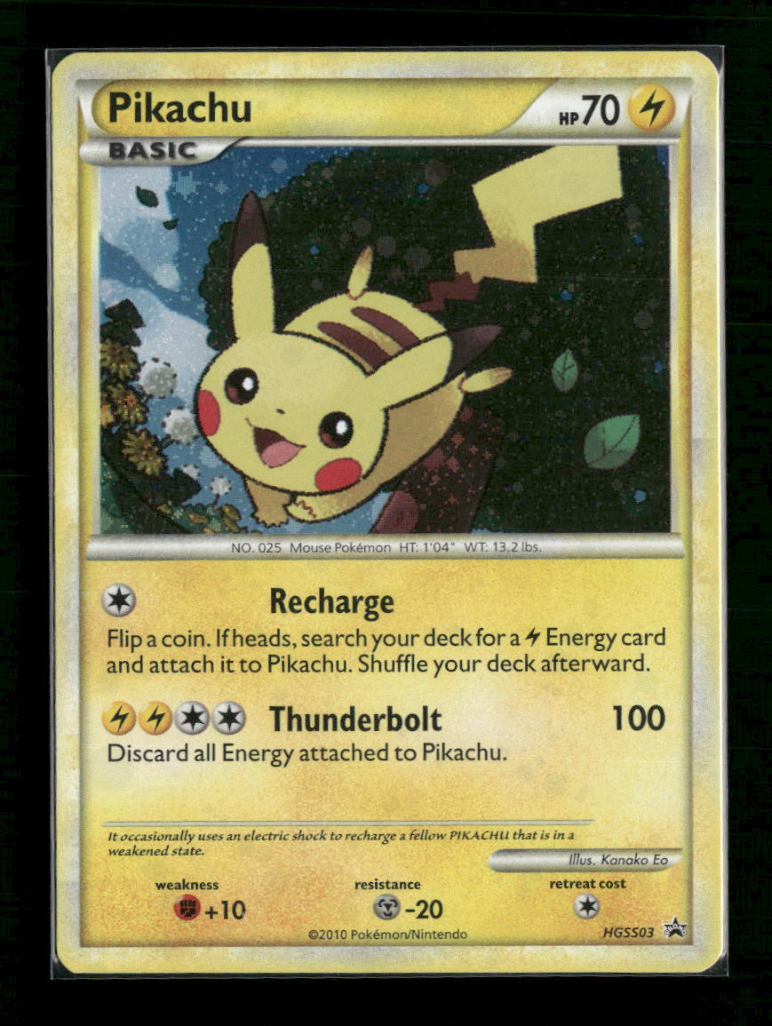 HGSS Promos Pikachu #HGSS03