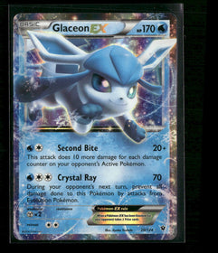 XY - Fates Collide Glaceon EX #20/124