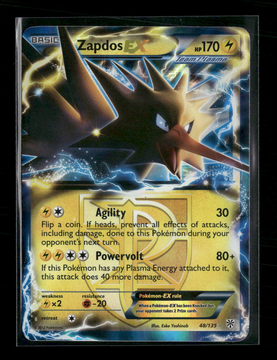 Plasma Storm Zapdos EX (Team Plasma) #48/135