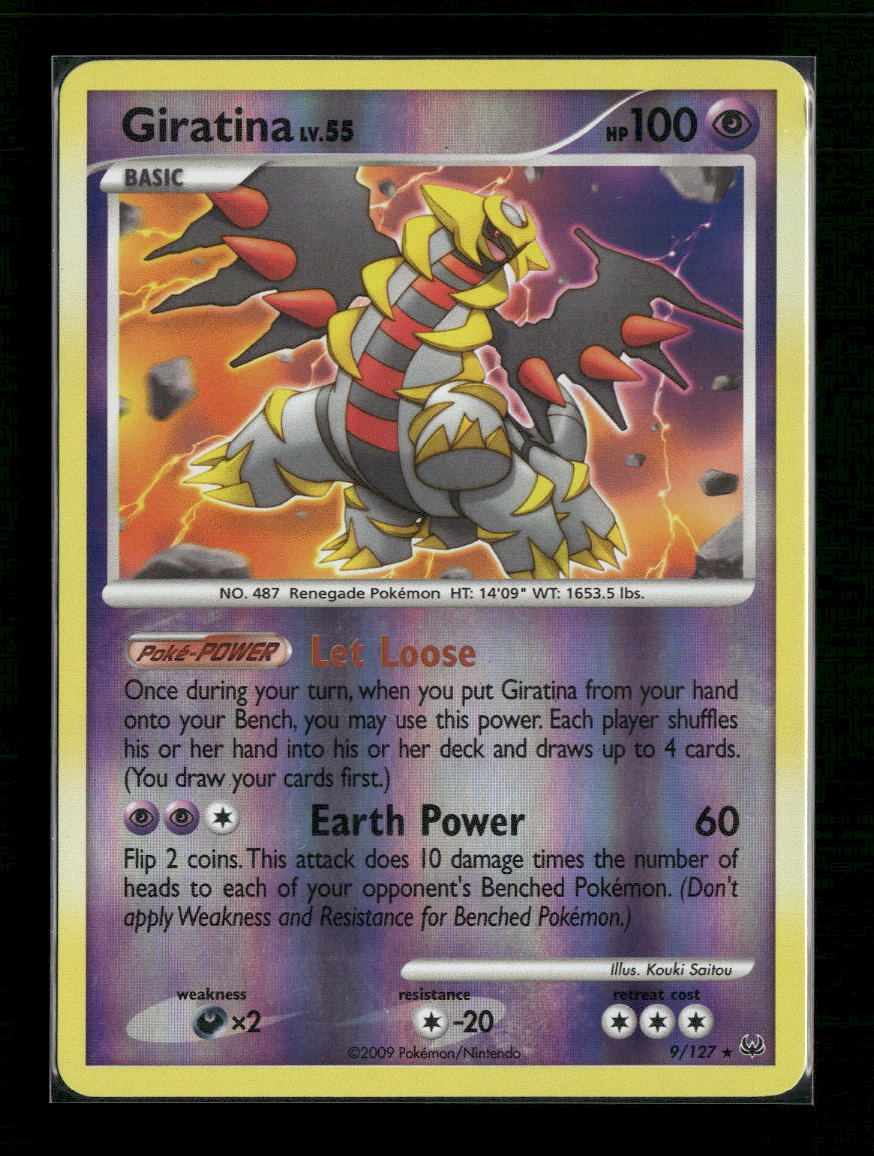 Platinum Giratina (9) Reverse Holofoil #9/127