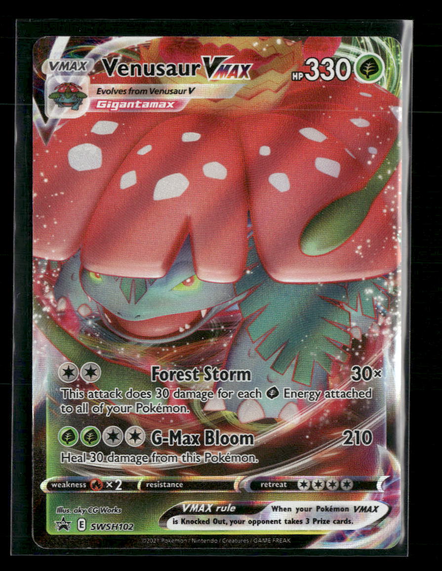 SWSH: Sword & Shield Promo Cards Venusaur VMAX #SWSH102