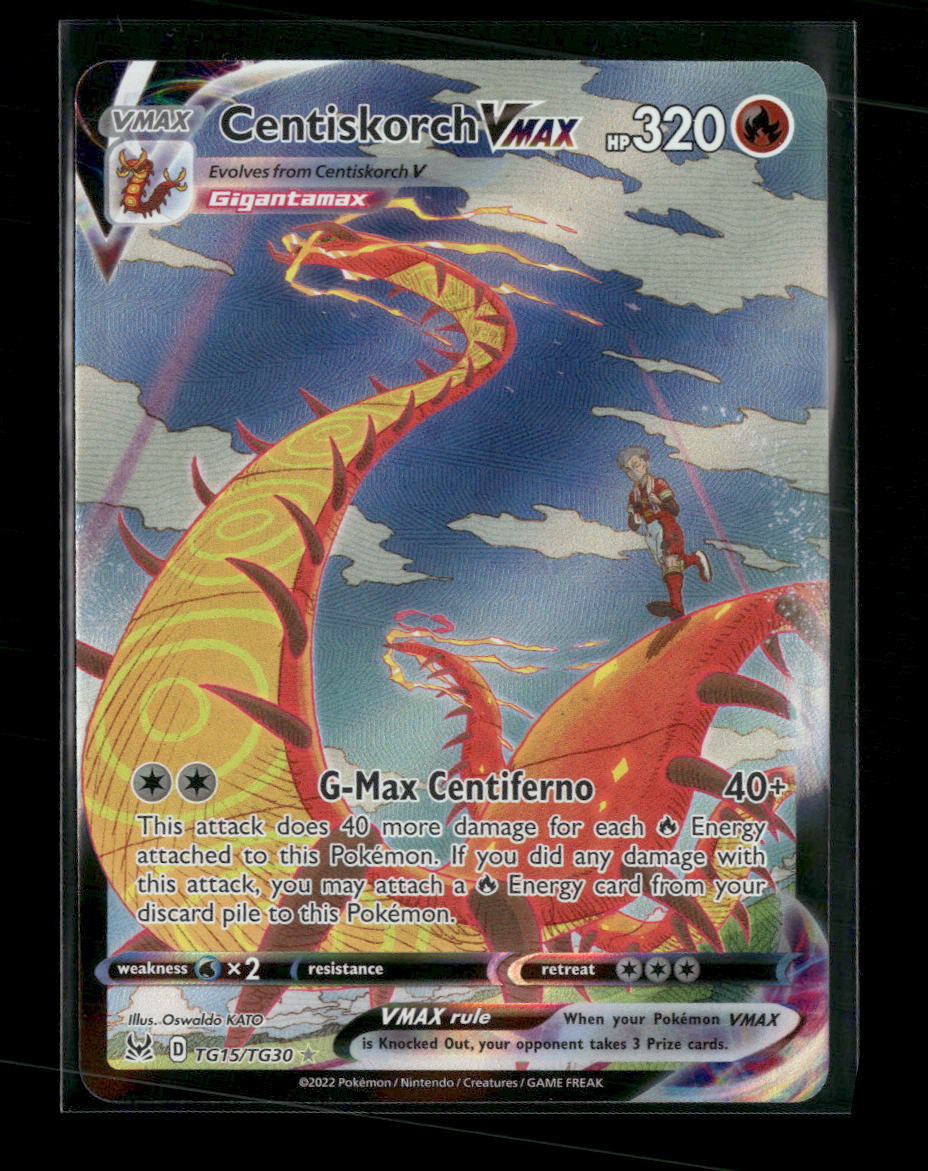 SWSH11: Lost Origin Trainer Gallery Centiskorch VMAX #TG15/TG30