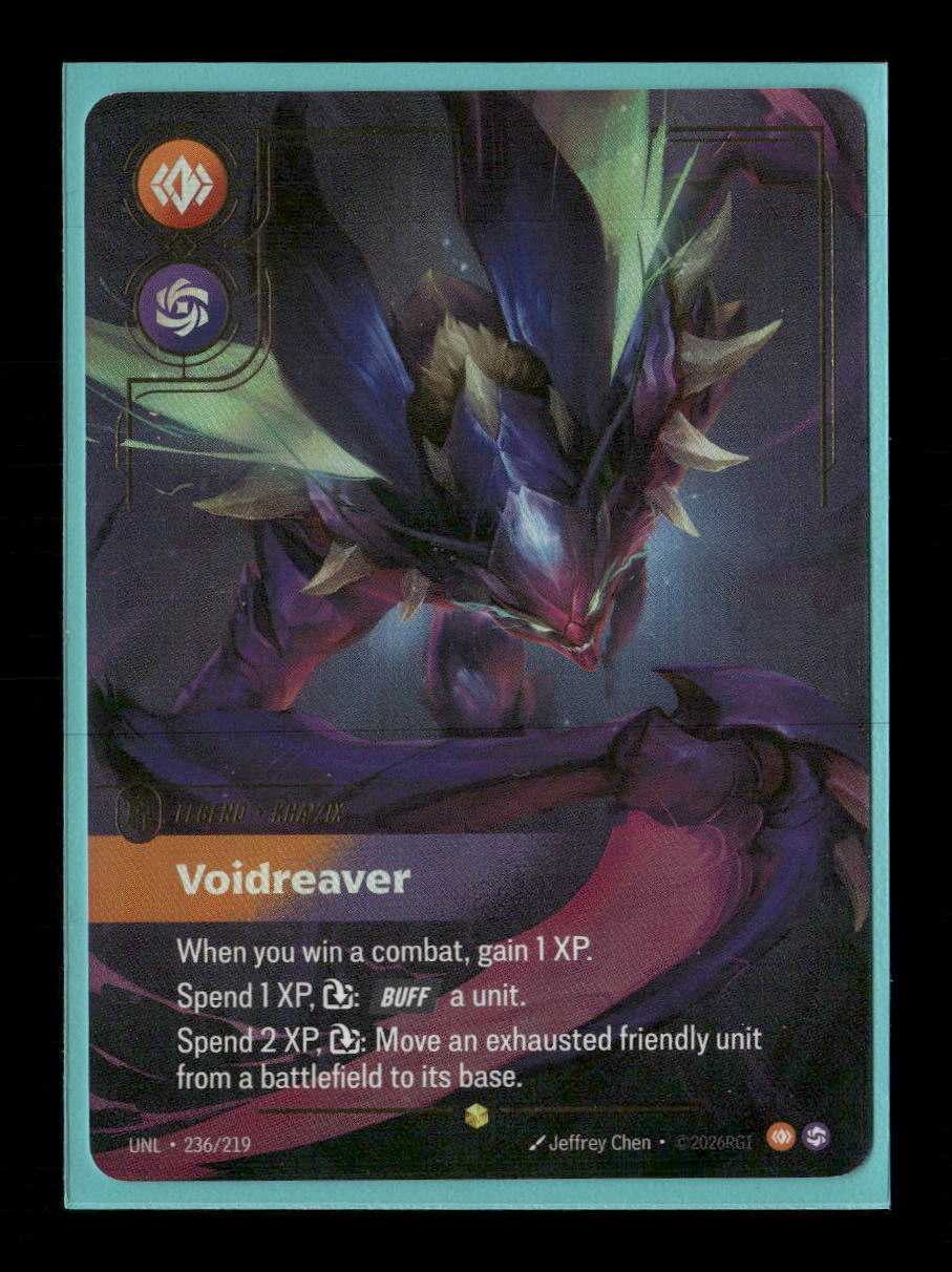 Kha'Zix - Voidreaver (Overnumbered) - Unleashed (UNL)