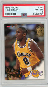 1996 Hoops Kobe Bryant 8 PSA #281