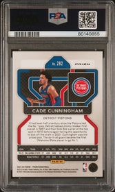 2021 Panini Prizm Purple Wave Cade Cunningham 10 PSA #282