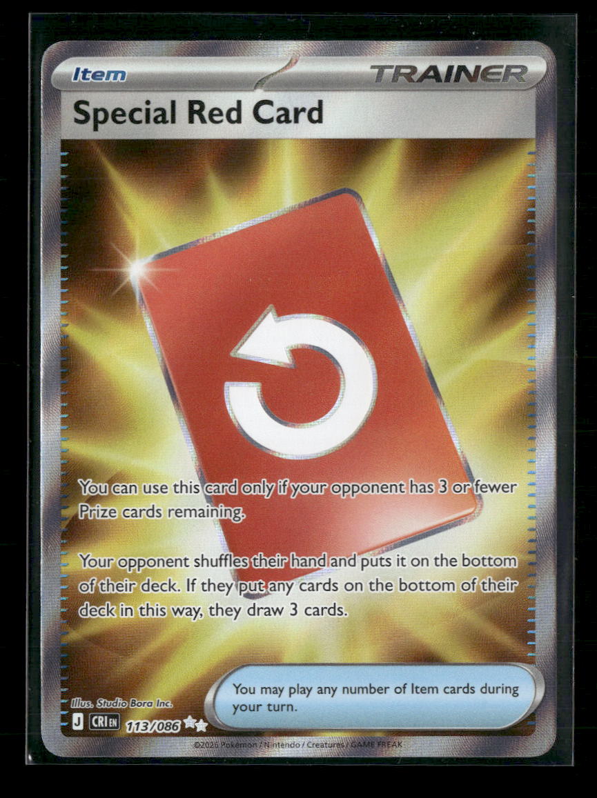 ME04: Chaos Rising Special Red Card #113/086