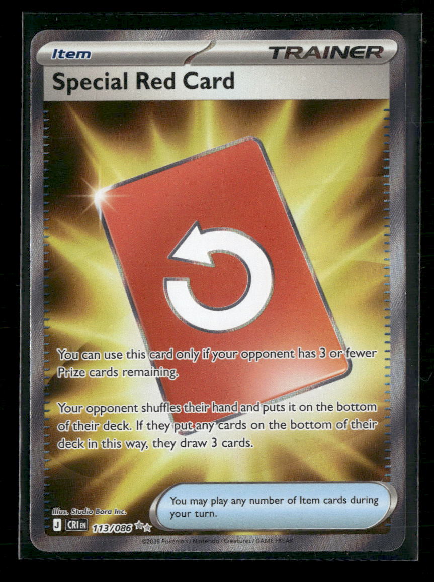 ME04: Chaos Rising Special Red Card #113/086