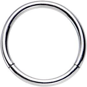 16G 3/8 Stainless Steel Hinged Segment Ring