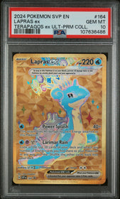 2024 Pokemon Svp En-Sv Black Star Promo Lapras Ex 10 PSA #164