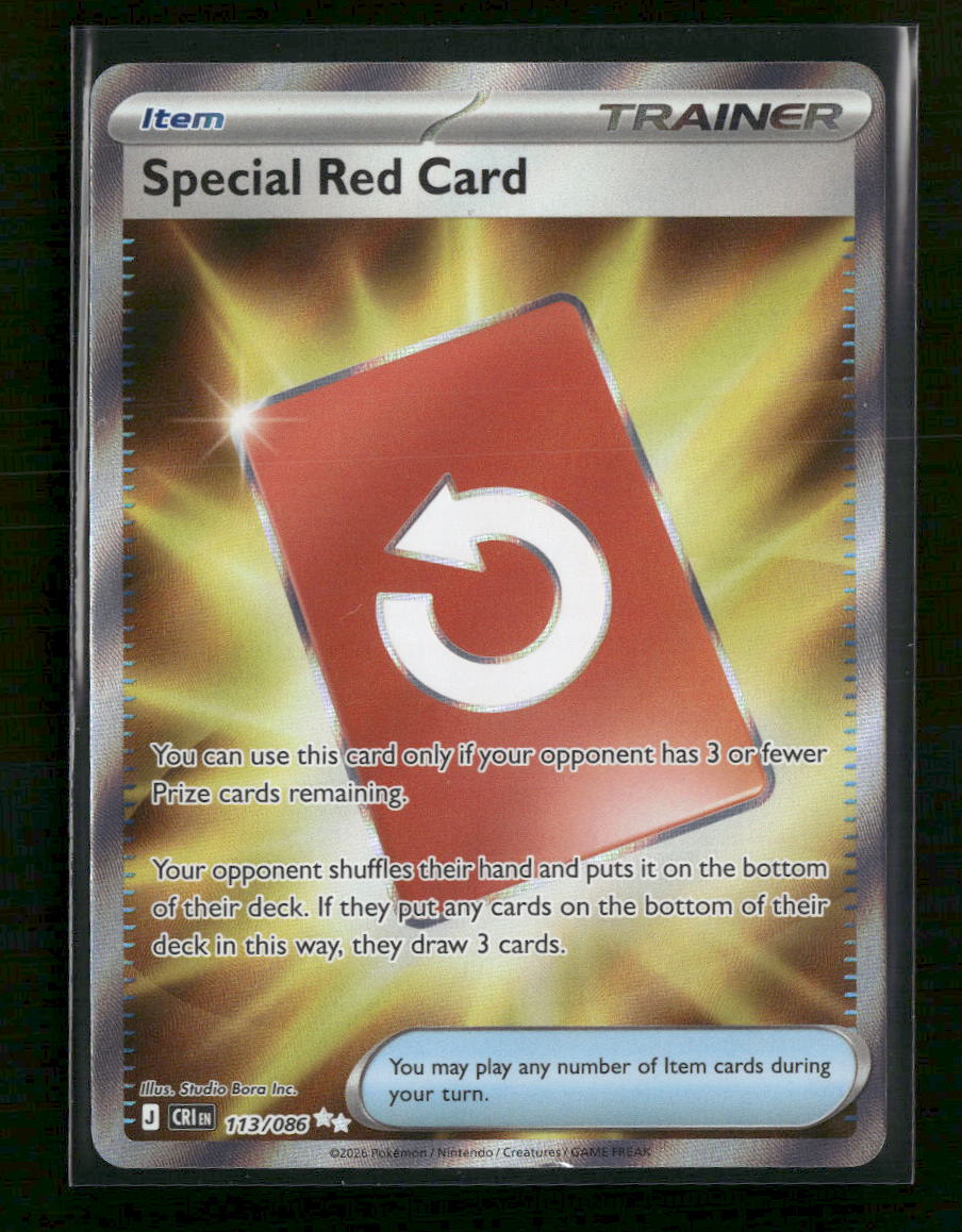 ME04: Chaos Rising Special Red Card #113/086