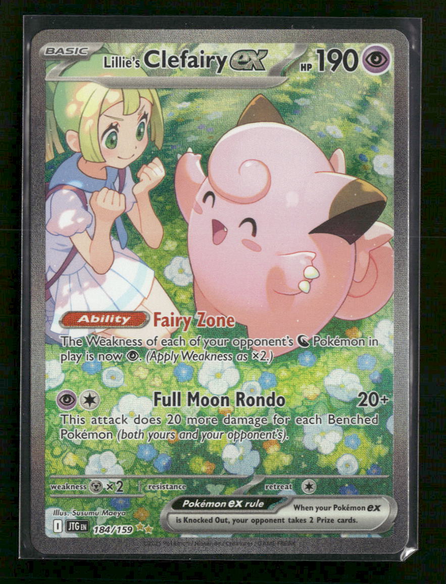 SV09: Journey Together Lillie's Clefairy ex #184/159