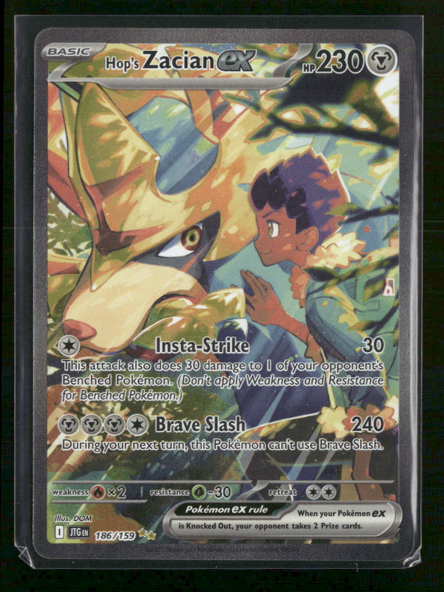 SV09: Journey Together Hop's Zacian ex #186/159
