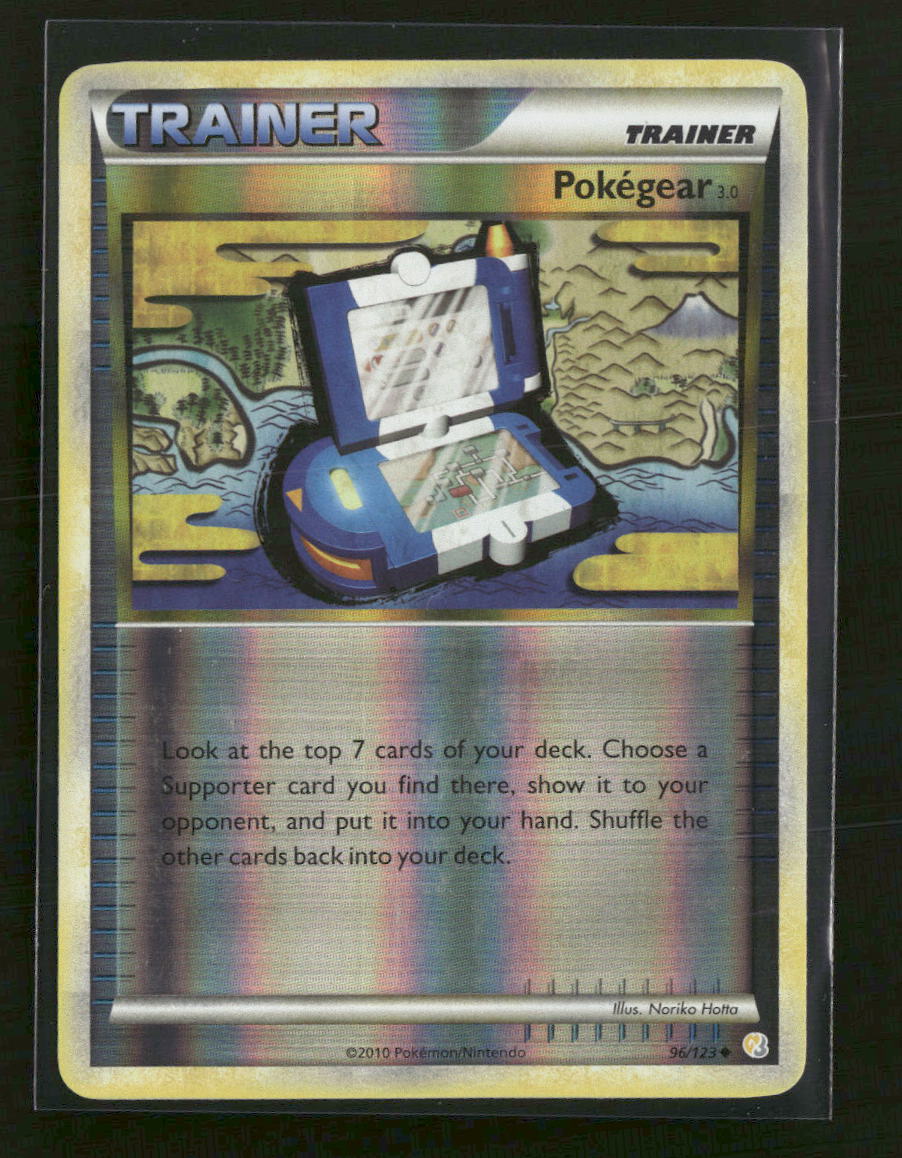 HeartGold SoulSilver Pokegear 3.0 Reverse Holofoil #96/123