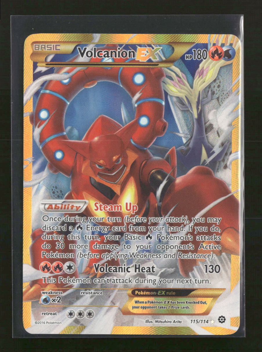 XY - Steam Siege Volcanion EX (Secret) #115/114