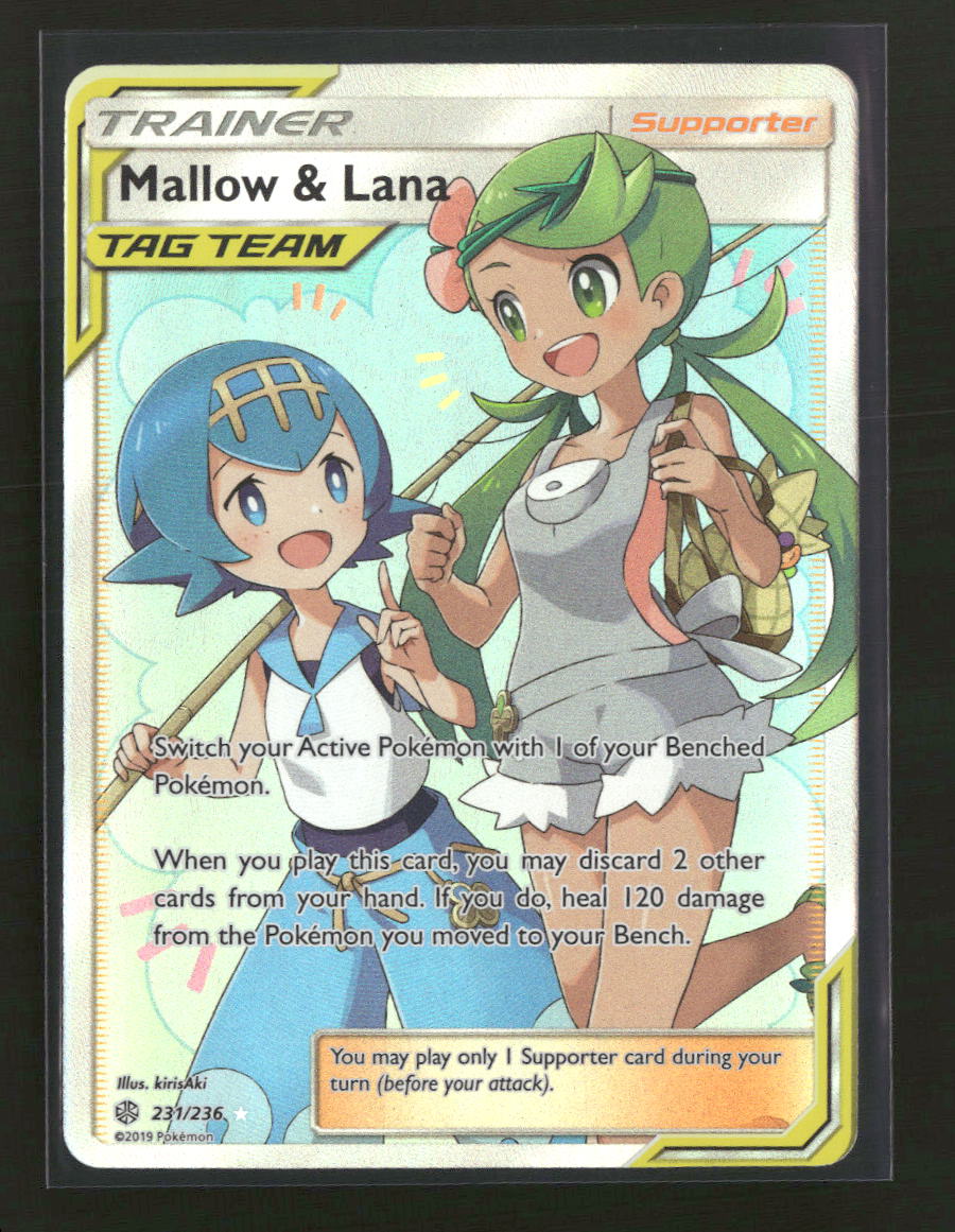SM - Cosmic Eclipse Mallow & Lana (Full Art) #231/236