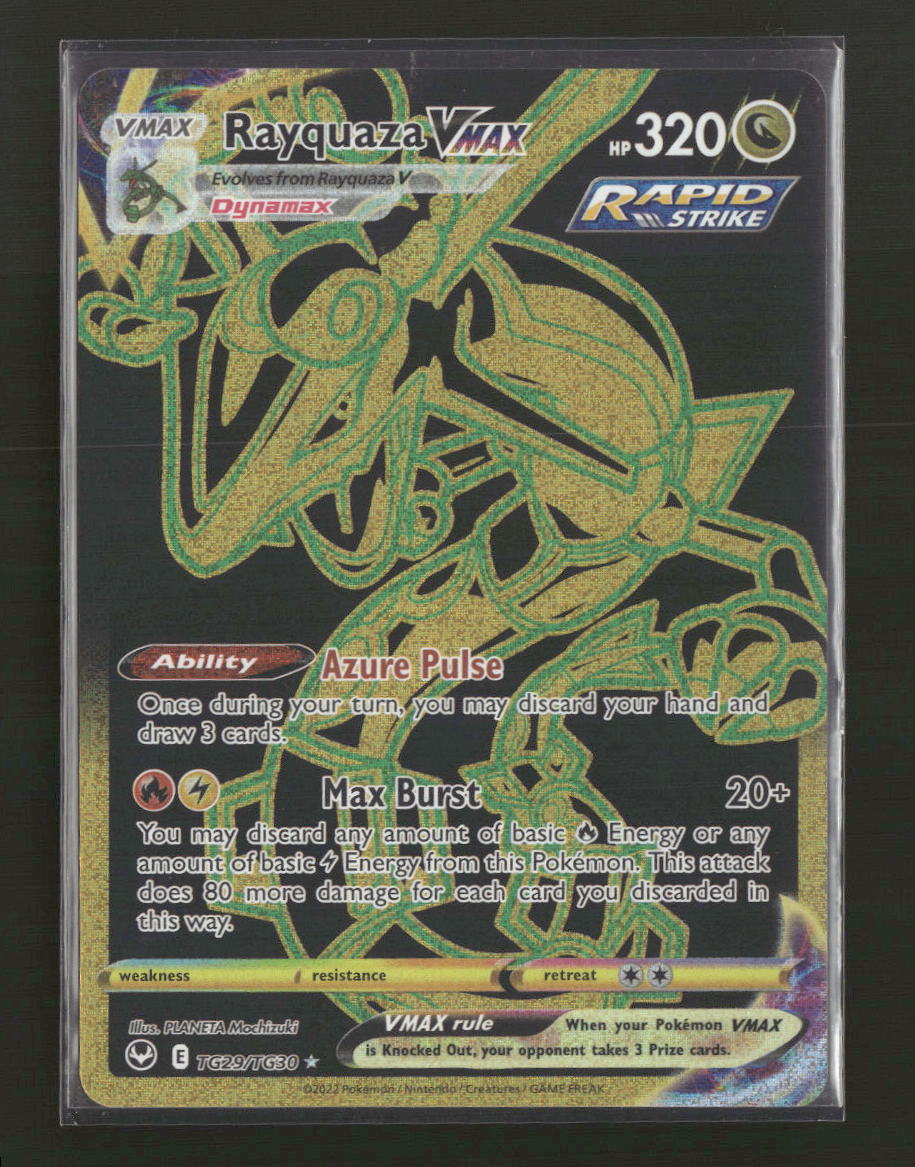 SWSH12: Silver Tempest Trainer Gallery Rayquaza VMAX (Secret) #TG29/TG30