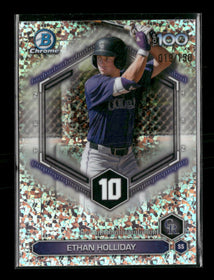 2026 Bowman Scouts' Top 100 Mini-Diamond Refractors Ethan Holliday #/150 #BTP-10