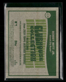 2026 Topps Heritage Clubhouse Collection Relics Bobby Witt Jr. #CCR-BWI