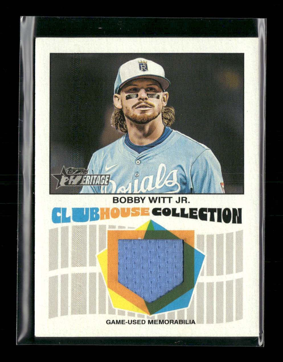 2026 Topps Heritage Clubhouse Collection Relics Bobby Witt Jr. #CCR-BWI
