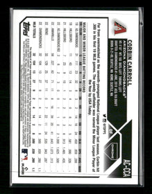2023 Topps Chrome Update Autographs Corbin Carroll Auto #AC-CCA