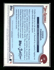 2025 Topps The Joy of Baseball Paint Splatter Corbin Carroll #/99 #23