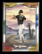 2025 Topps The Joy of Baseball Paint Splatter Corbin Carroll #/99 #23